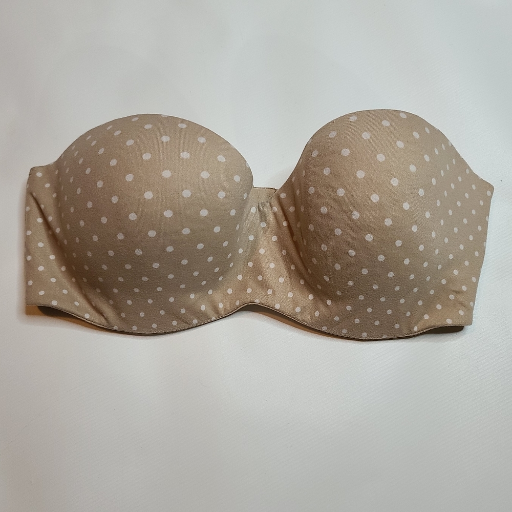 Body By Victoria 34D Lined Strapless Bra